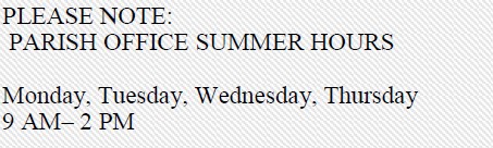 2026.09.01-Summer.Parish.Office.Hours.jpg